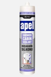 Apel SC710 Beyaz Silikon Duşakabin - 280 Ml / 320Gr - Apel
