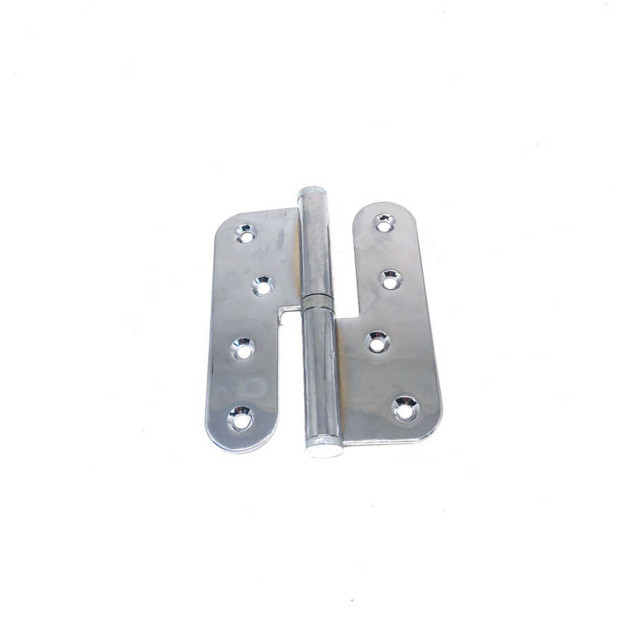 Arpat Menteşe Pomel 10cm Çelik Sol - Polisajlı Krom