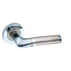 Arpat Door Handle Martı Model, Round Rosette, Satin - Arpat