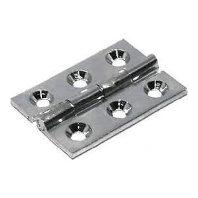 Arpat Fixed Hinge Brass Narrow Chrome 4 cm x 3 cm - 1