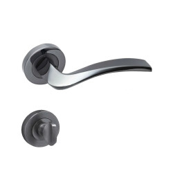 Arpat Kapı Kolu Trend WC Alüminyum Füme - Arpat