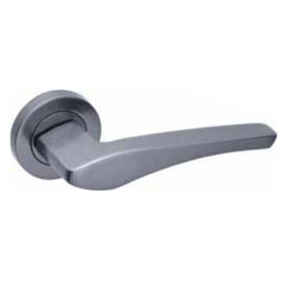 Arpat Moda Door Handle Aluminum Yale Round Rose Fume Effect - 1
