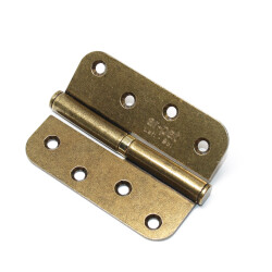 Arpat Okka Hinge Oval 10Cm Steel R10 Left Antique - 2