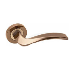 Arpat Trend Door Handle Room Round Rose Aluminum Brown - 1