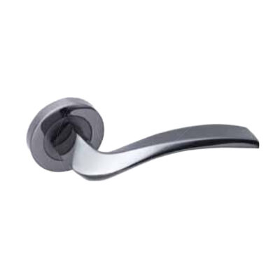 Arpat Trend Door Handle Room Round Rose Aluminum Fume - 1