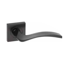 Arpat Trend Yale Door Handle Aluminum Square Rose Black - Arpat