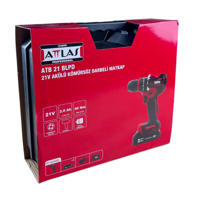 Attlas ATB 21 BLPD LIION 21V Kömürsüz Akülü Darbeli Matkap - 3