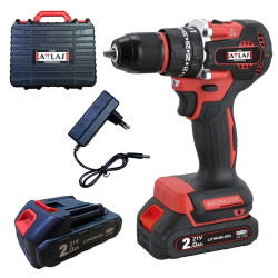 Attlas ATB 21 BLPDX-202C Kömürsüz Darbeli Matkap 2x2.0Ah - Attlas