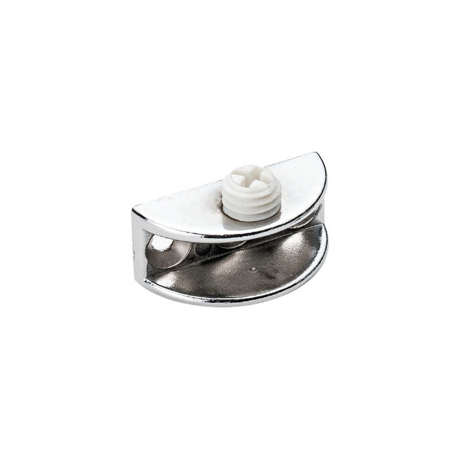 Ayder Cam Etejerı Mini Oval Krom Plastik
