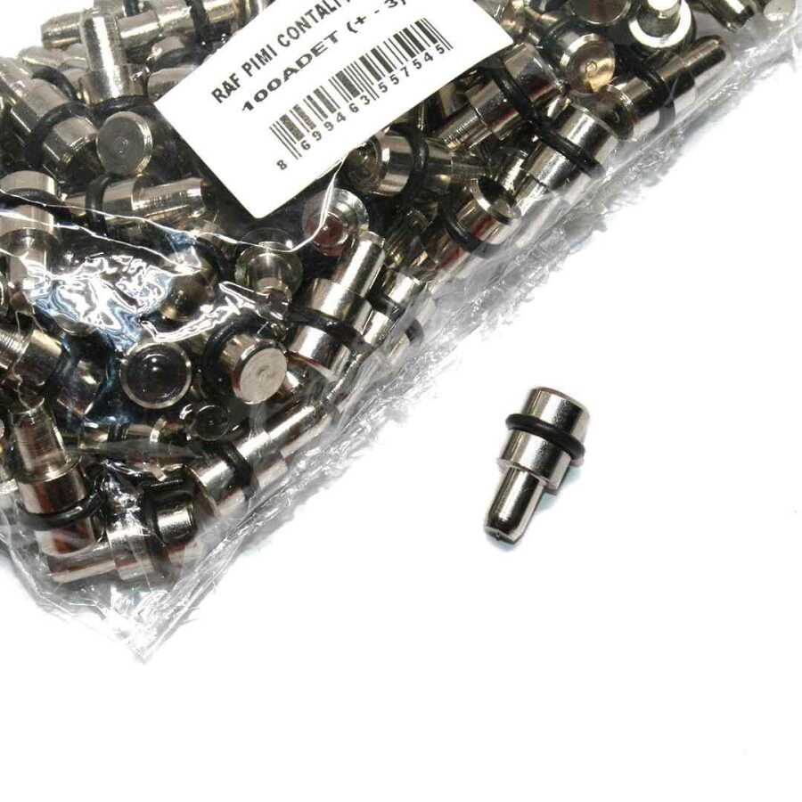 Ayder Contalı Raf Pimi Metal 1 Paket 100 Adet