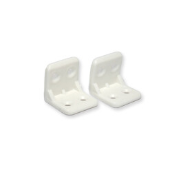 Ayder Corner Connection Plastic White - Ayder