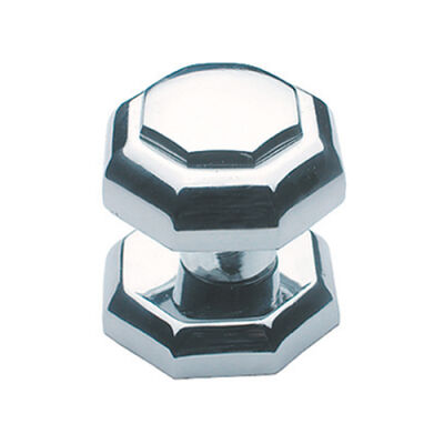 Ayder Door Knocker Chrome Octagonal - 1