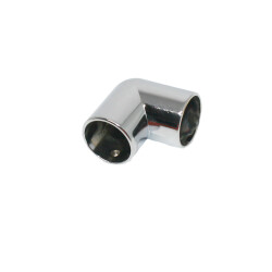 Ayder Flange Chrome Pipe L Type - 1