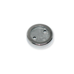 Ayder Flange Hanger Round Metal Base Chrome with Metal Cover - 2