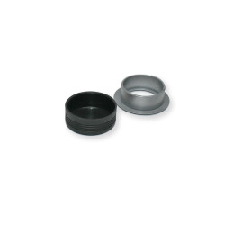 Ayder Plastik Yuvarlak Kulp Mat Krom - 2