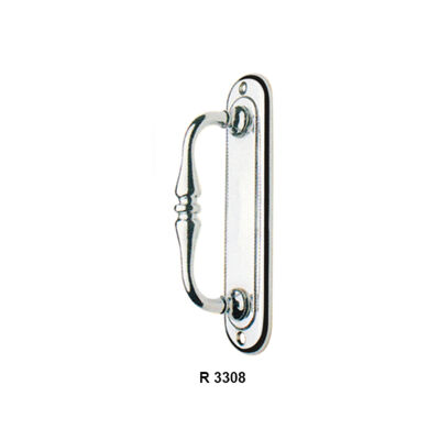 Ayder Large Curved Satin Pull Handle - 1