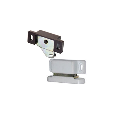 Ayder Magnetic Spring-Loaded Push to Open Latch White - 1