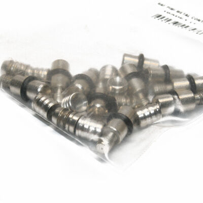 Ayder Metal Gasketed Shelf Pin Screwed 1Pack: 10 Pieces - 2