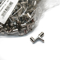 Ayder Metal Raf Pimi Apex Pimli 5mm Nikel 1 Paket 100 Adet - 1