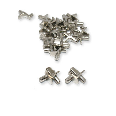 Ayder Metal Shelf Pin Apex Plain Nickel - 1