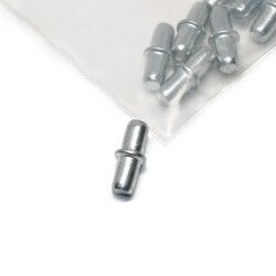 Ayder Metal Shelf Pin with Ring 5 Mm 1Pack: 10 Pieces - 1