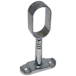 Ayder Pipe Flange Ellipse Open Chrome - Ayder