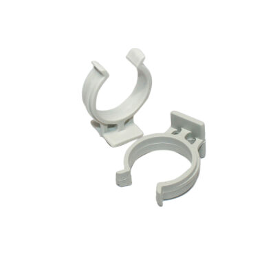 Ayder Plinth Clip Plastic Aluminium White - 2