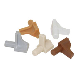 Ayder Shelf Pin 5Mm Plastic Dowel White Color - Ayder