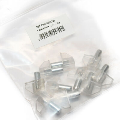 Ayder Shelf Pin Crystal 1Pack : 10 Pieces - 2