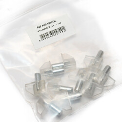 Ayder Shelf Pin Crystal 1Pack : 10 Pieces - 2