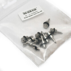 Ayder Studded Shelf Pin Gasketed Metal 1Pack: 10 Pieces - 2
