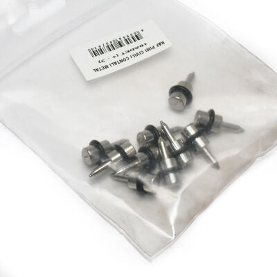 Ayder Studded Shelf Pin Gasketed Metal 1Pack: 10 Pieces - 2