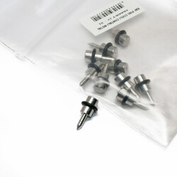 Ayder Studded Shelf Pin Gasketed Metal 1Pack: 10 Pieces - 1