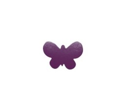 Baby Handle Butterfly Purple No Picture - Baby Art
