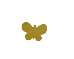 Baby Handle Butterfly Yellow Without Picture - Baby Art