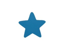 Baby Handle Star Dark Blue Without Picture - Baby Art