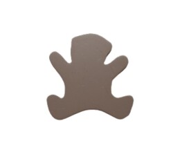 Baby Handle Teddy Bear Brown Without Picture - Baby Art