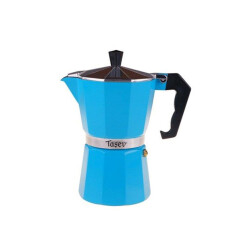 Bambum T3480 Taşev Madre Mavi Moka Pot 3 Fincan - Bambum