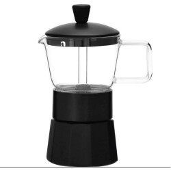 Bambum T3379 Taşev Stone Cam Moka Pot 6 Fincan - Bambum