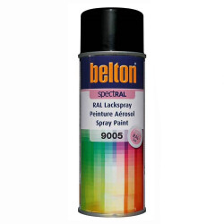 Belton Spray Paint Semi-Matte Jet Black RAL 9005 - 1