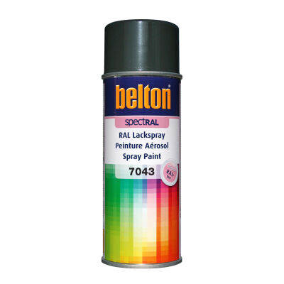 Belton Spray Paint Traffic Grey RAL7043 - 1