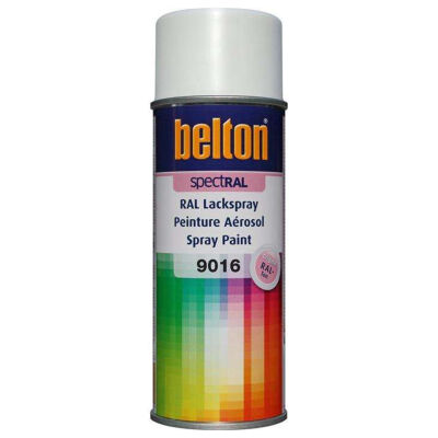 Belton Spray Paint Traffic White RAL9016 - 1