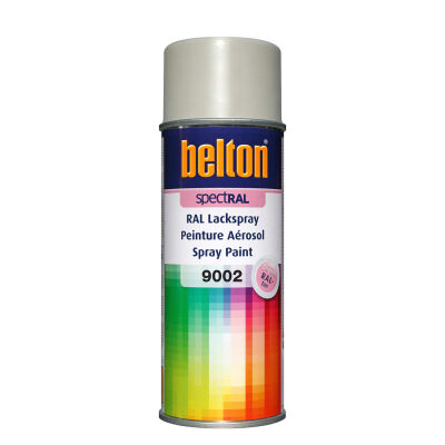 Belton Sprey Boya Gri Beyaz RAL9002 - 1