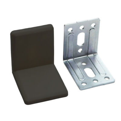 Bereket Large Corner Bracket with Cover Black - 1