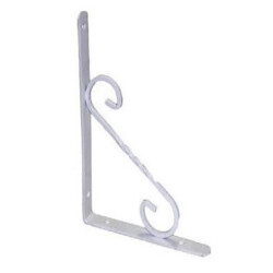 Beşel Under Shelf Wrought Iron No:2 200X150X18MM White - Beşel
