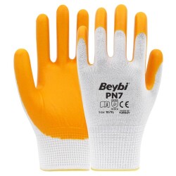 Beybi Glove Yellow Nitrile Elk7 - Cemre