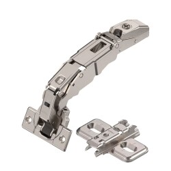 Blum Clip Frenli 155 Derece Geniş Açılı ( Kiler Dolapları için ) Menteşe Taban Dahil - Blum