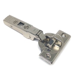 Blum Clip Frenli Düz, Kalın Profil kapak Menteşesi, Taban Dahil - Blum