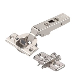 Blum Clip Frenli Düz Menteşe 107 derece Taban Dahil - Blum