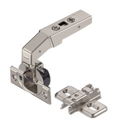 Blum Clip Frenli Sabit ( 90 Derece , Kör Kapak ) kapak Menteşesi 3 mm Taban Dahil - Blum